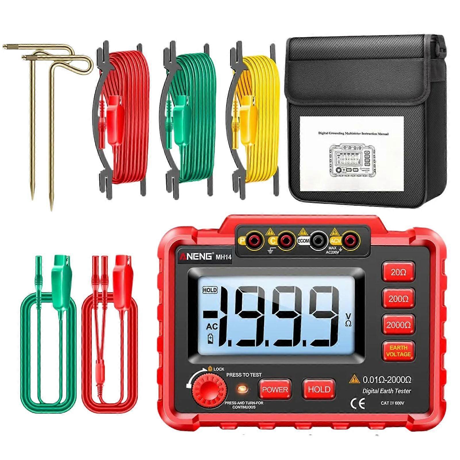 Digital Insulation Resistance Tester Portable for Duty Cycle DC Current Test