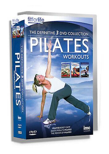 Pilates Workouts DVD (2012) Ann Crowther cert E 3 discs - Region 2