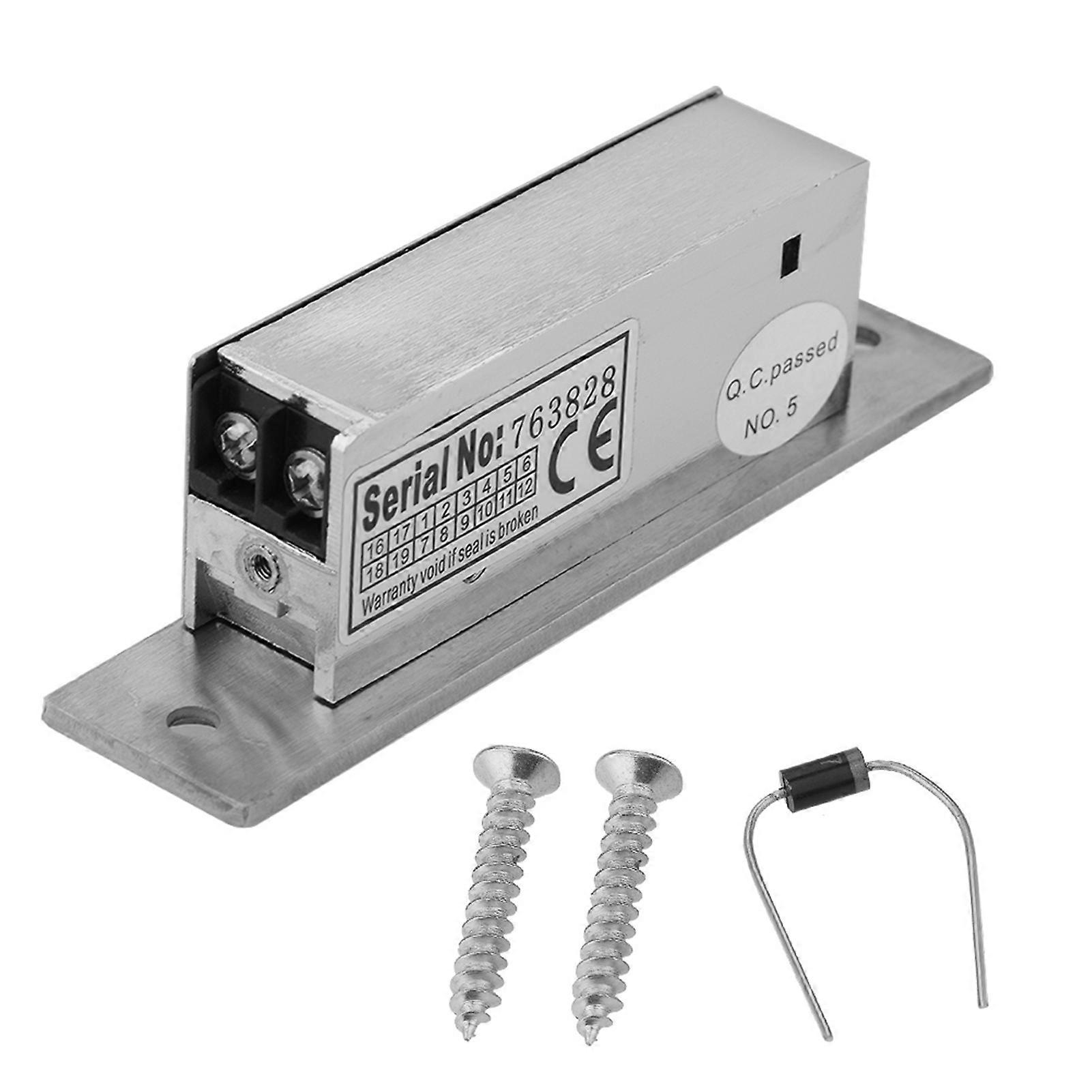 Adjustable Narrow Type Electric Strike Door Lock Double Unlock Mode Access Control Lock