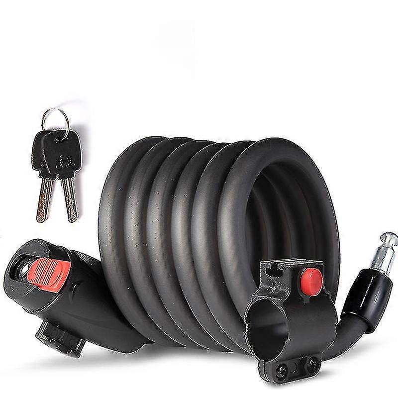 padlock holder cable lock bike coiled anti-theft chains