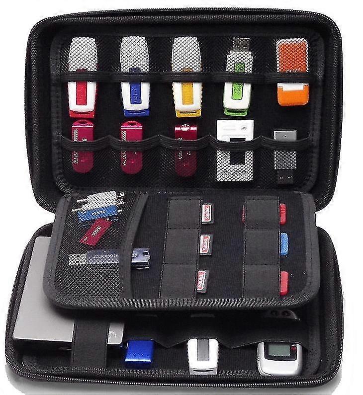 protective storage case compatible with 2.5 external hard drive/ u disk