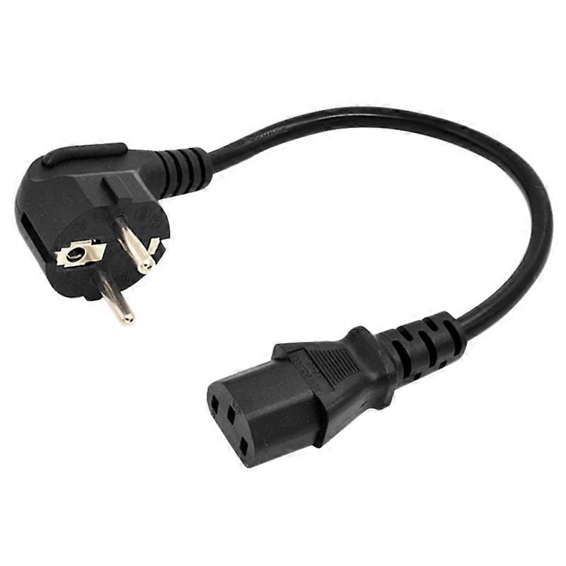 EU Power Cable Euro Type F Schuko Plug IEC C13 Power Supply Cable for PC Computer Monitor Printer T