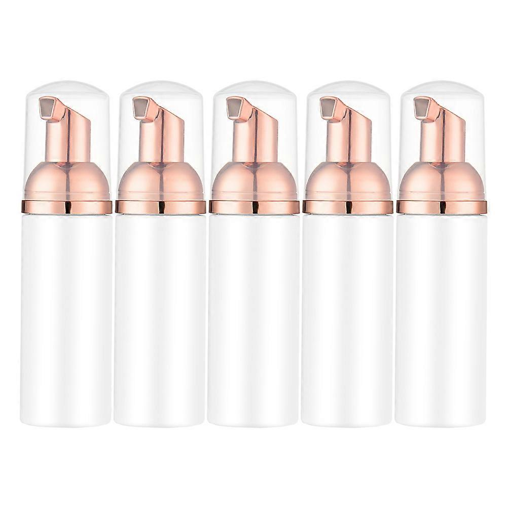 5pcs 60ml Pump Bubble Empty Bottle Cosmetic Bottle Durable Refillable Container