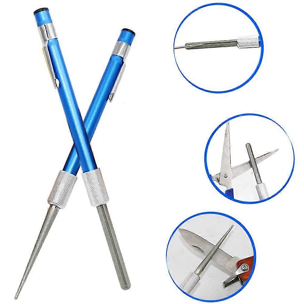 Diamond Retractable Sharpener Multifunction Double-headed Portable Pen Knives Sharpener