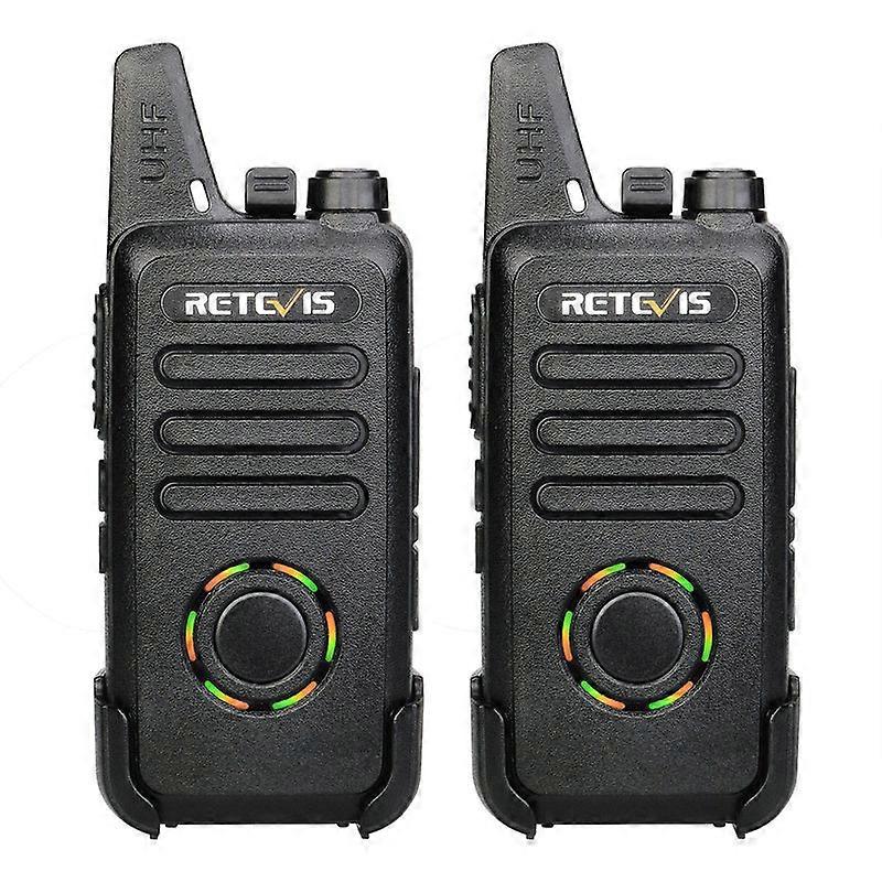 Rt22s Walkie Talkie - Paired Upgrade Version With Battery & Channel Display, Mini And Compact