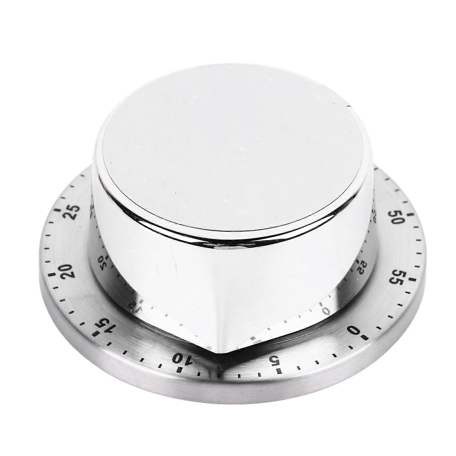 Kitchen Timer Stainless Steel Countdown Timer Clock Mechanical Kitchen Timer for Cooking Baking Reading Jogging YEMAA