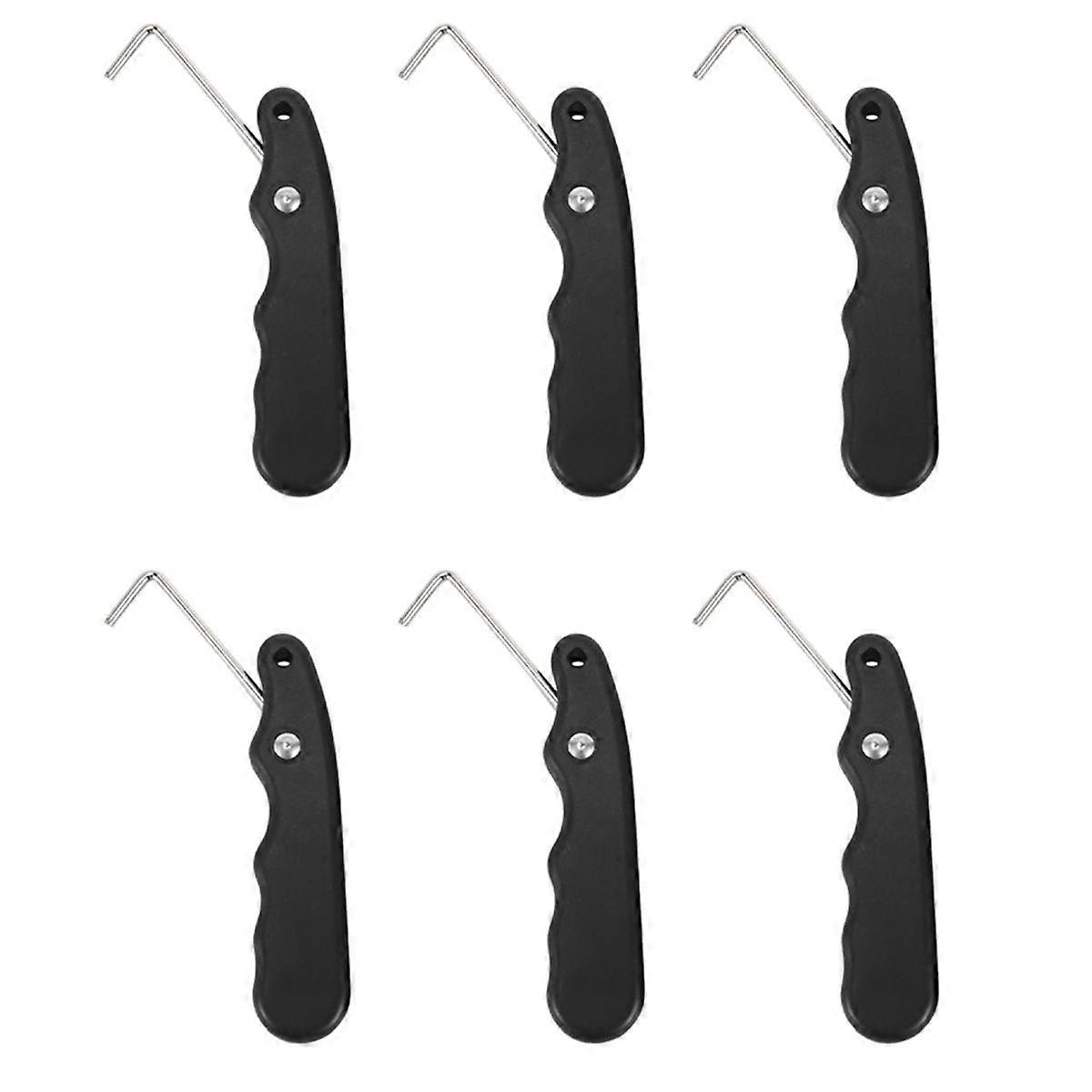 6X Practical for Figure Roller with Extended Hook Durable Ice Hockey Puller Portable Handle Skate L