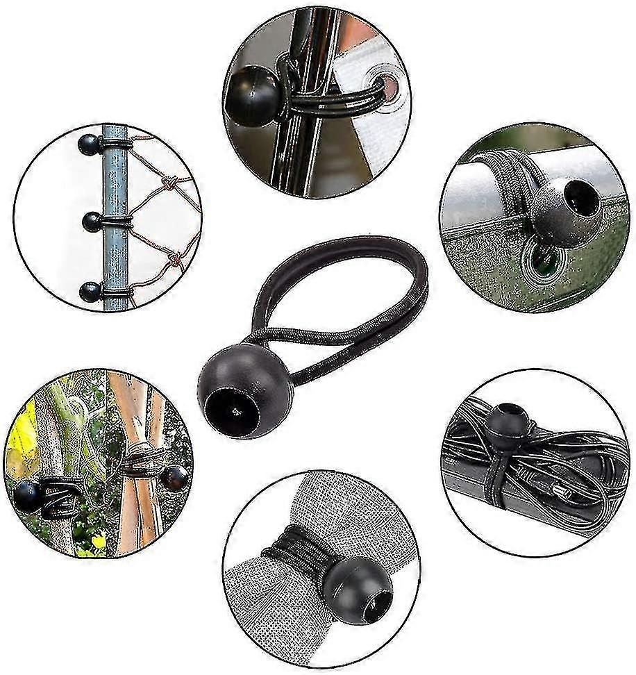 30pcs Corde élastique Trampoline Sangle Corde Tente Sangle Ceinture