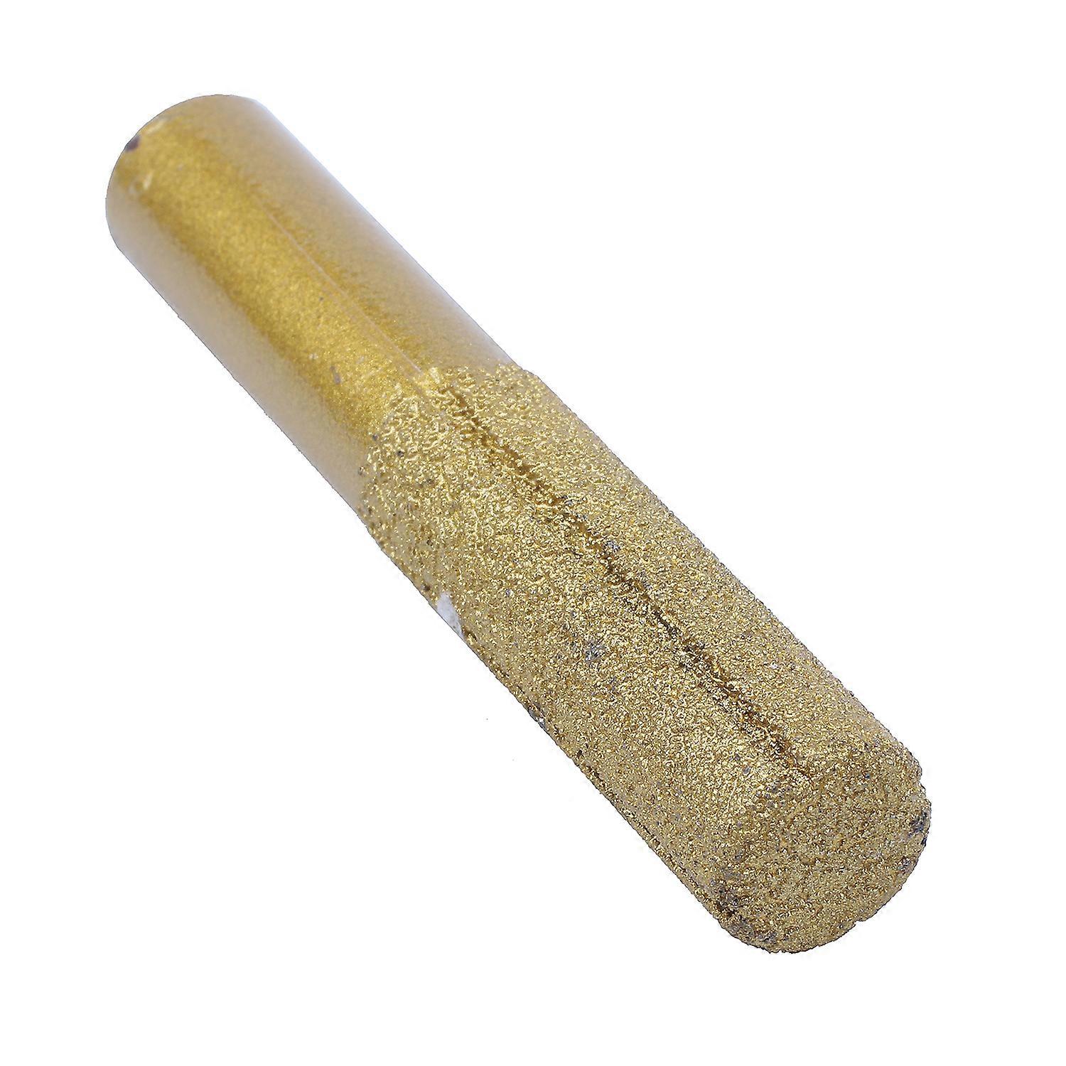 Gold 13mm Dia Diamond Profile Straight Router Bit for Marble