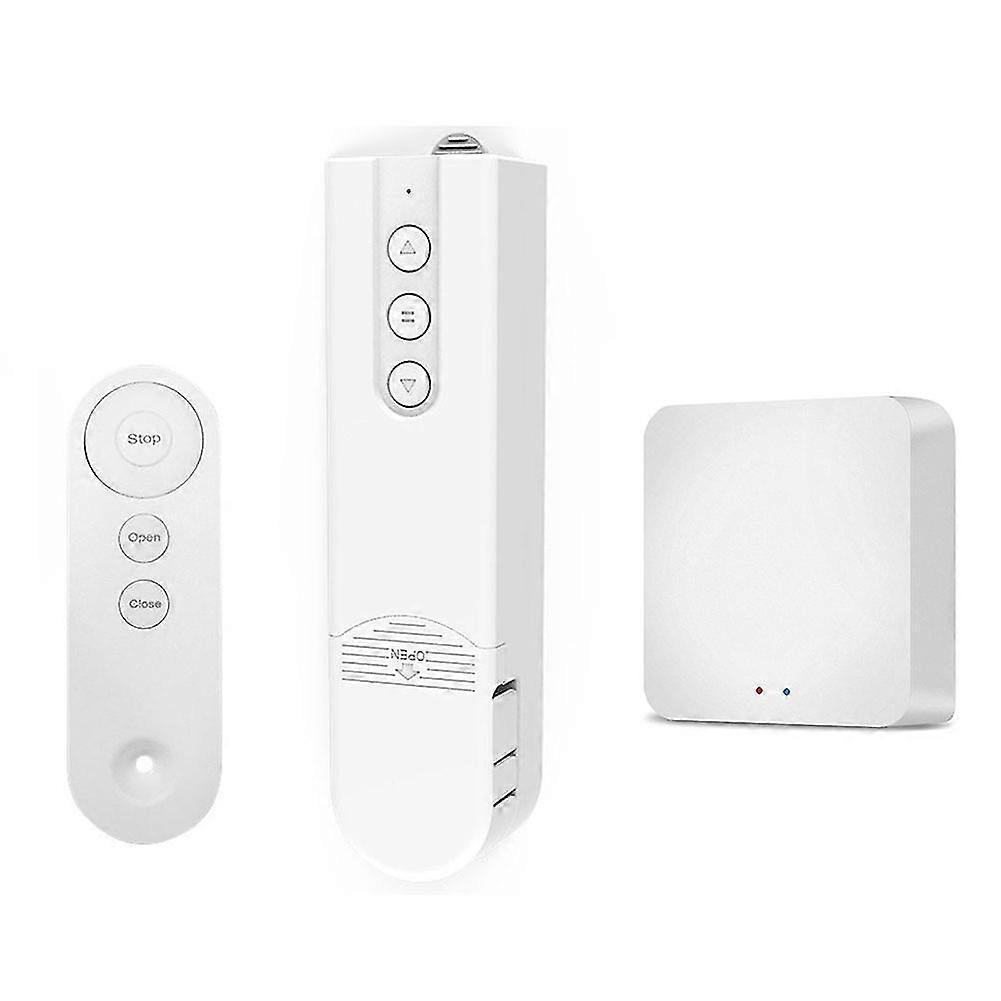 Tuya Zigbee Smart Blind Motor Driver+zigbee Gateway Automatic Electric Roller Shutter Shadows Lifting Curtain Driver