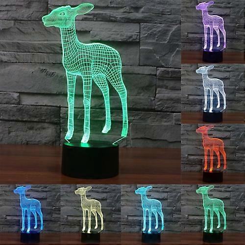 Deer Style 3D Touch Switch Control LED Light