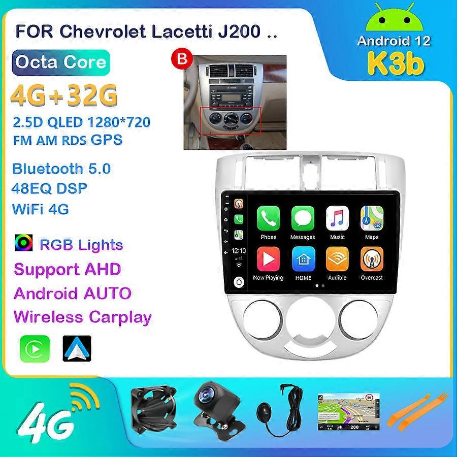 For Chevrolet Lacetti J200 For Buick Excelle Hrv For Daewoo Gentra 2 Car Radio Multimedia Video Player Android 12 2din