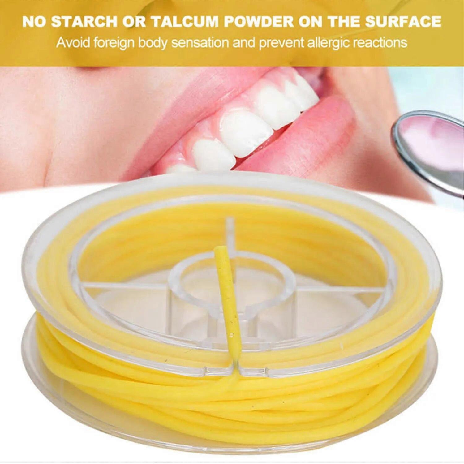1 ~ 5Roll Dental Rubber Dam Sheets Latex Elastic Wedge 2.1M Rubber Dam Stabilizing Cord
