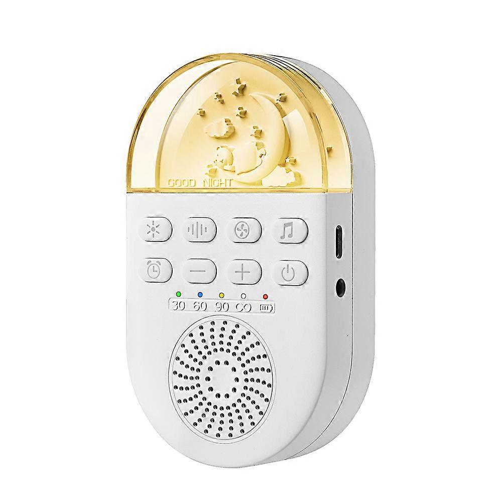 White Noise Machine Timed Shutdown Sleep Instrument Night Light With Music Player For Baby Adult PXCL