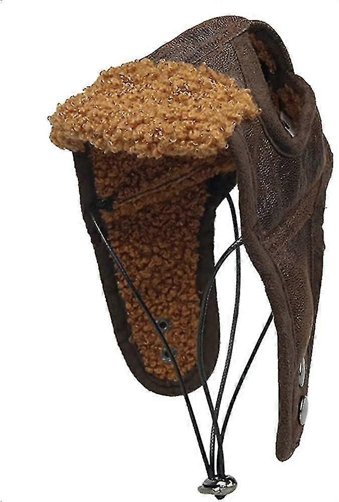 Fully Pet Dog Cat Aviator Hat Warm Trapper Hat Pilot Cap Hat Adjustable Christma