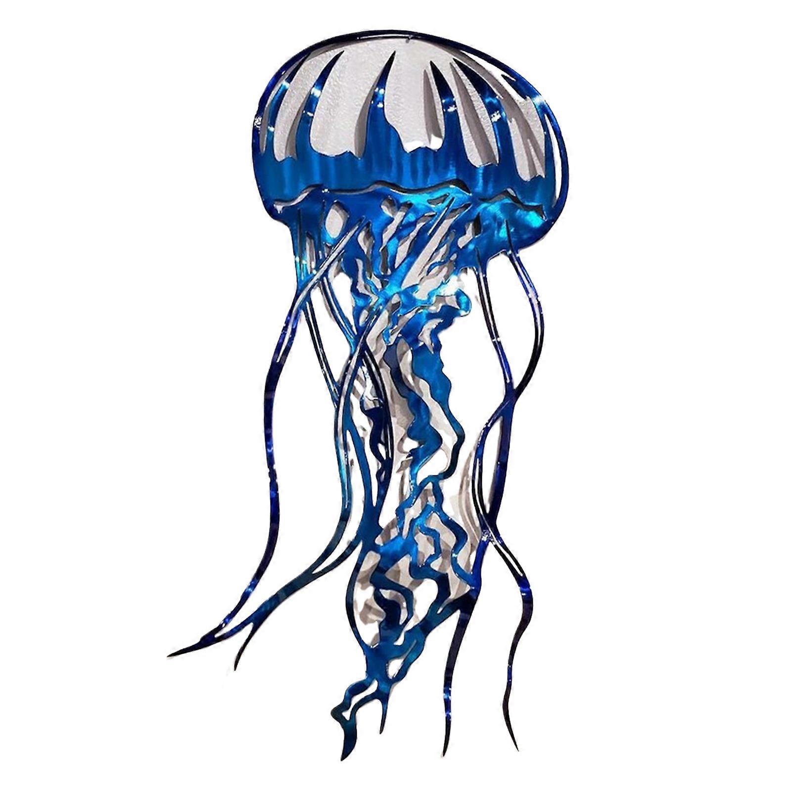 金属クラゲの壁の彫刻家の吊り下げ壁のアートの装飾リビングルームの寝室の屋外