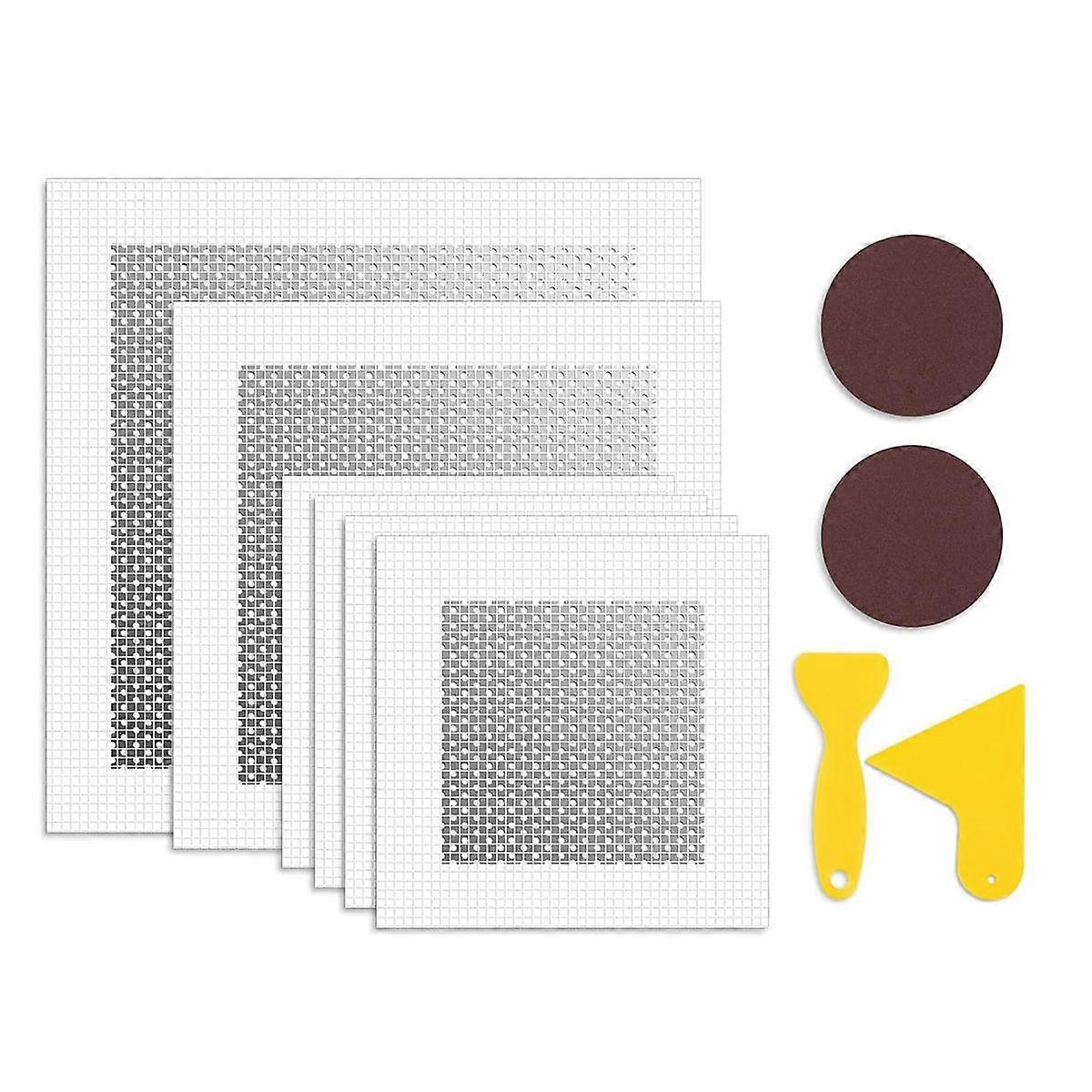 Drywall Repairs Kit, 6 Pieces Wall Patch Kits, 4/6/8 Inch Dry Wall Hole Repair Patch Metal Patch, E