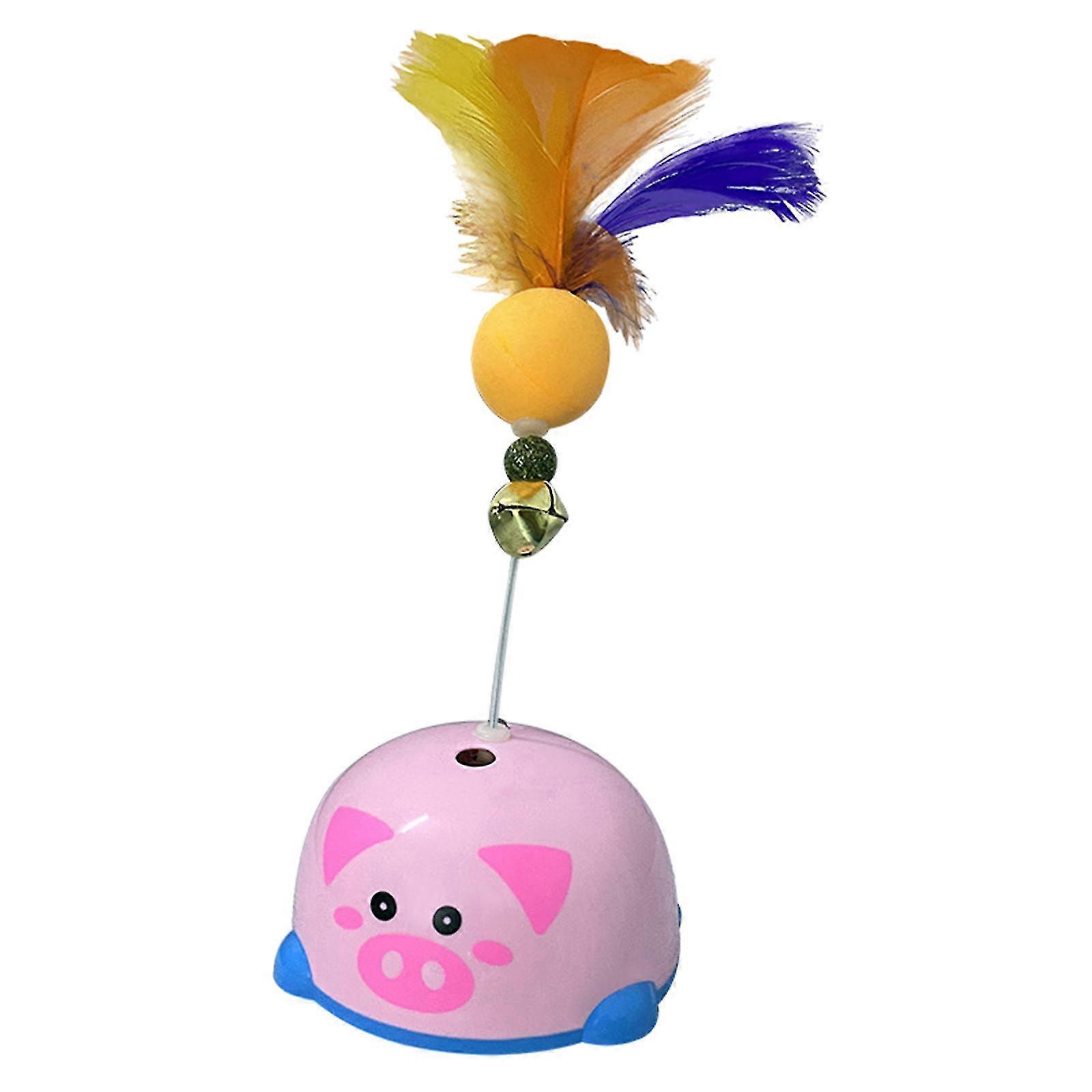 Cats Favorite Chasefeather Toy Feather Rotating Teaser Flutter For Cat Sticks