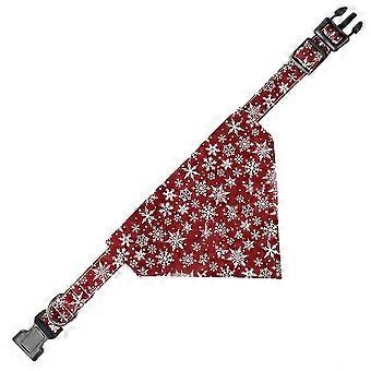 Christmas Pet Triangle Scarf Dog Bandana Dog Accessories Collar In 4 SizeL-Triangle scarf