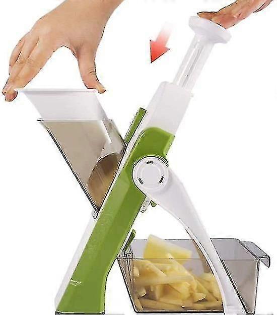 Green Kitchen Chopping Artifact Grater Tool Set Multi-function Diced Potato Vegetable Fruit Shredder Slicer Cutter Grater Household