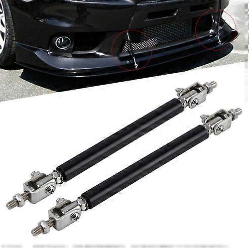 2 PCS Car Modification Large Surrounded By The Rod Telescopic Lever Front and Rear Bars Fixed Front Lip Back Shovel Adjustable Small Rod, Length: 7.5c