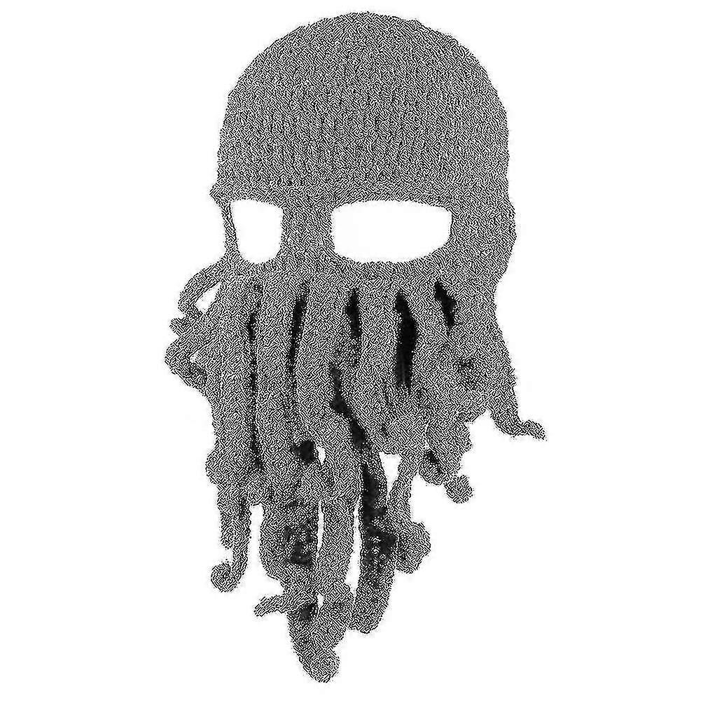 シンクナップユニセックスウィンターウォームタコテンタクルフルフェイスマスクニットハットスキーキャップバラクラバ