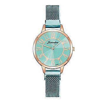 Women Fashion Watch Clock Stainless Steel Casual Dress Wrist Crystal Jewelry