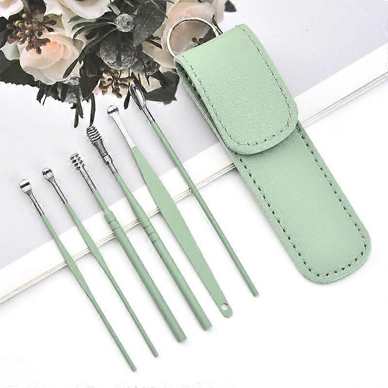 1SET Ear-picking Tool Multi-function Stainless Steel Ear-picking Tool Ear