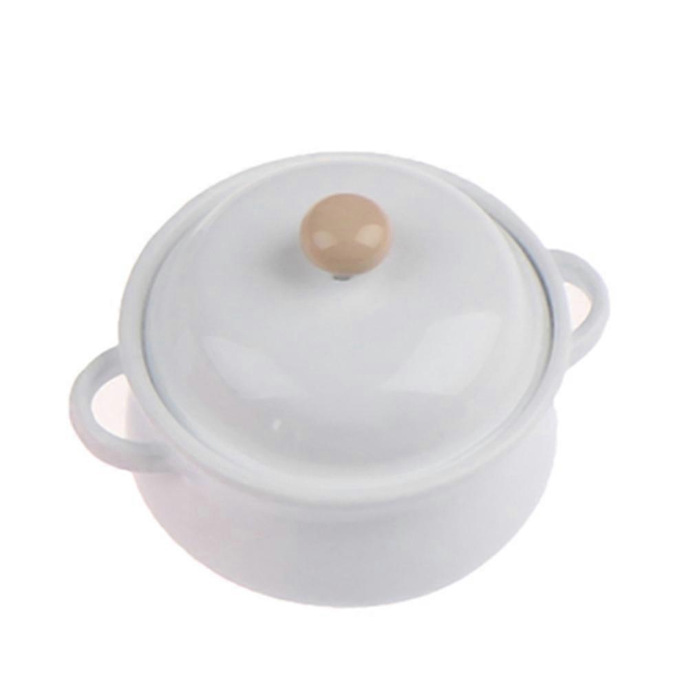 1/8 1/12 Dollhouse Miniature Candy Color Kitchen Soup Pot Model Sauce Pan Toys