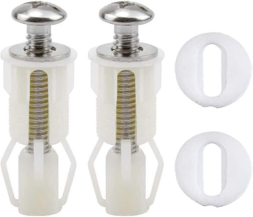 2kpl WC-kannen paisuntaruuvit WC-kannen kiinnitys WC-istuinruuvit Kiinnityssarja WC-kannen varaosat