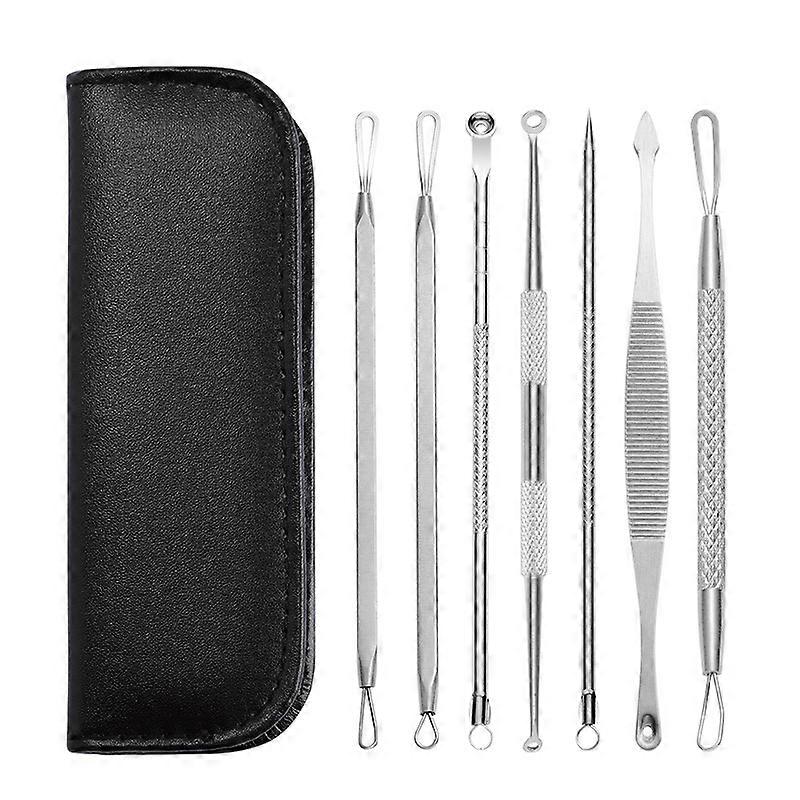 7 PCS Pimple Blackhead Remover Extractor Tool Kit