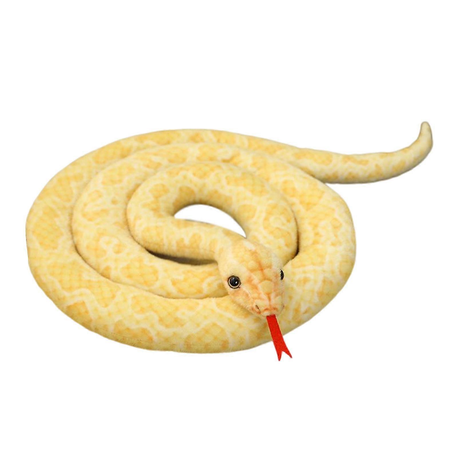 2m Simulated Snake Plush Toy Soft And Comfortable Fabic Suitable For Haunted House Decoration