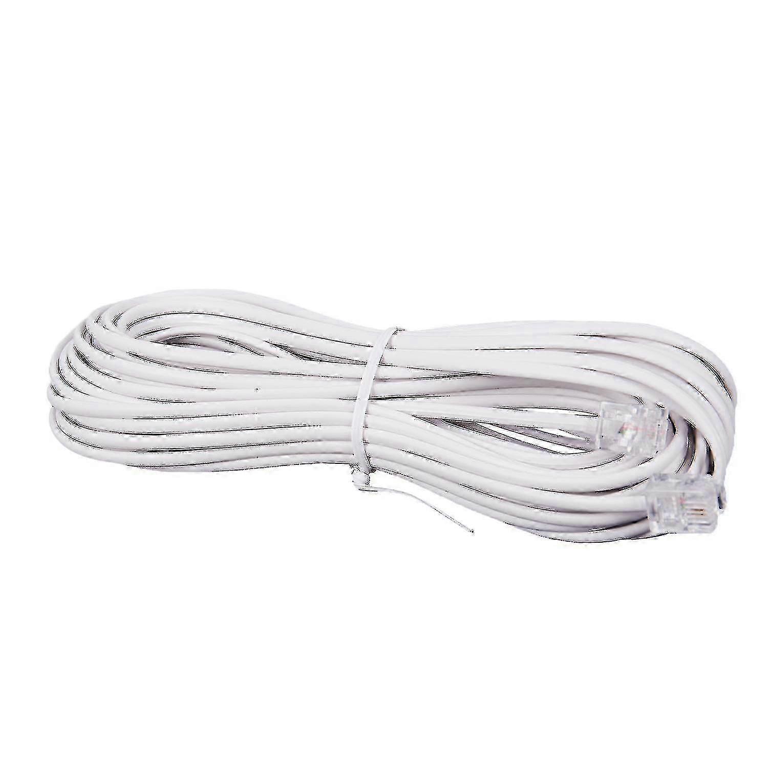 1pcs 10m Rj11 Teleph Connector Extens Cable
