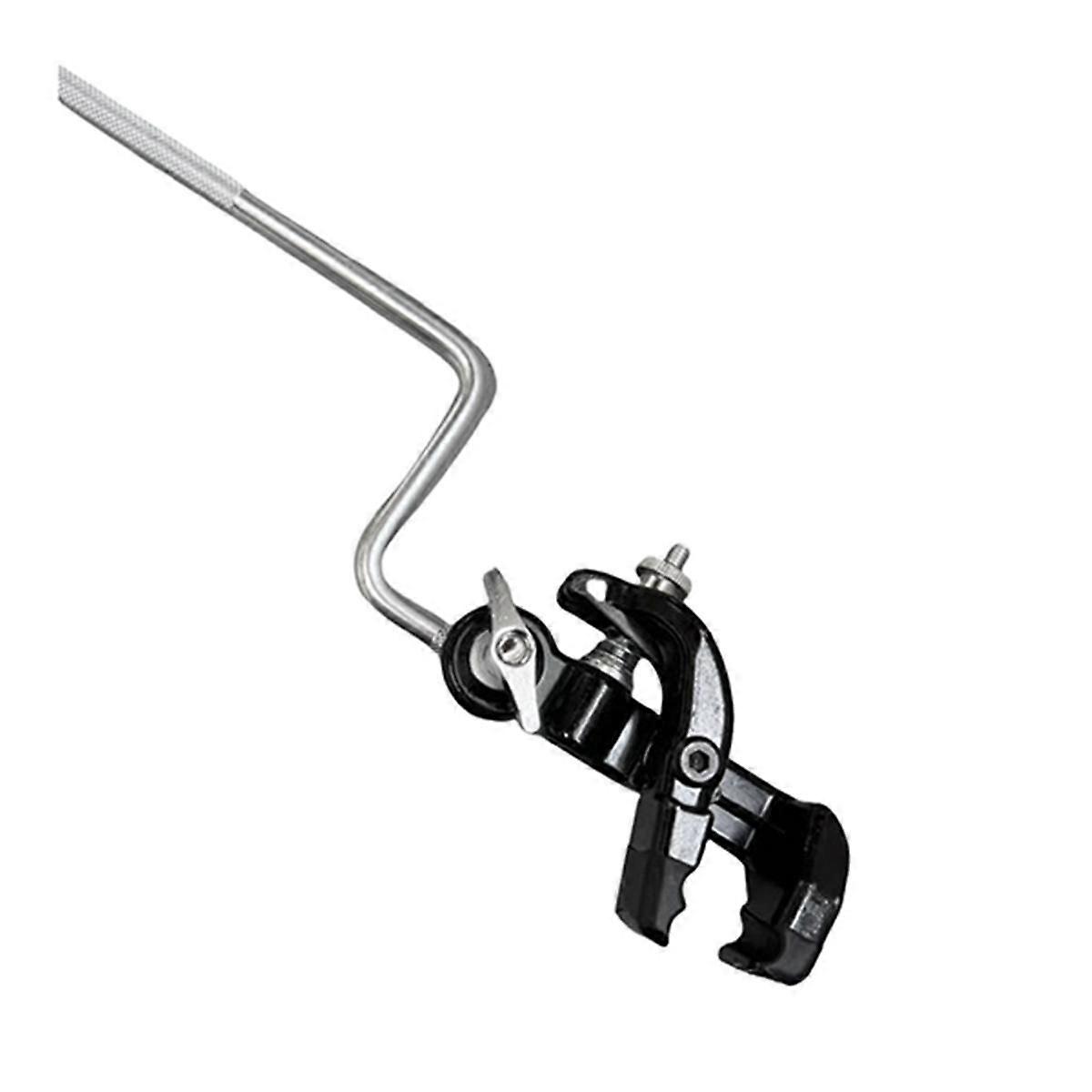 Drum Cowbell Clamp Drum Cilp with Alligator Cowbell Base Holder Drum Side Clip Percussion Instrumen