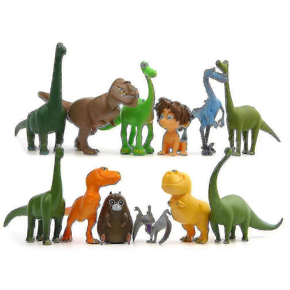 12pcs/set Dinosaur Figure Toy Role Model