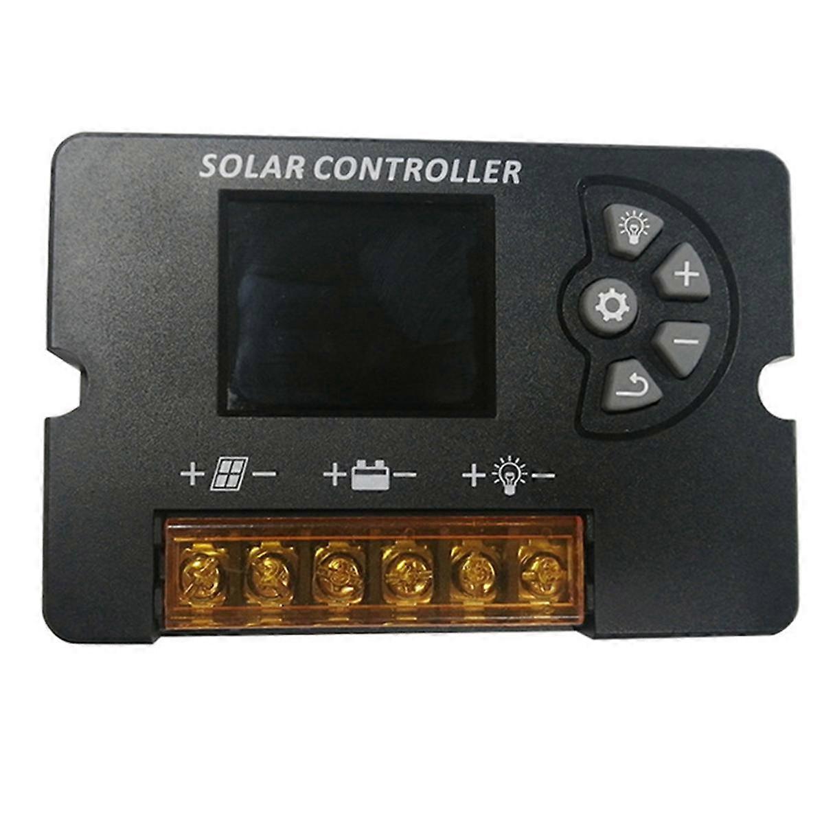 12V 24V Auto Solar Charge Controller 10A Panel Cell Battery Charging Regulator Adjustable LCD Displ
