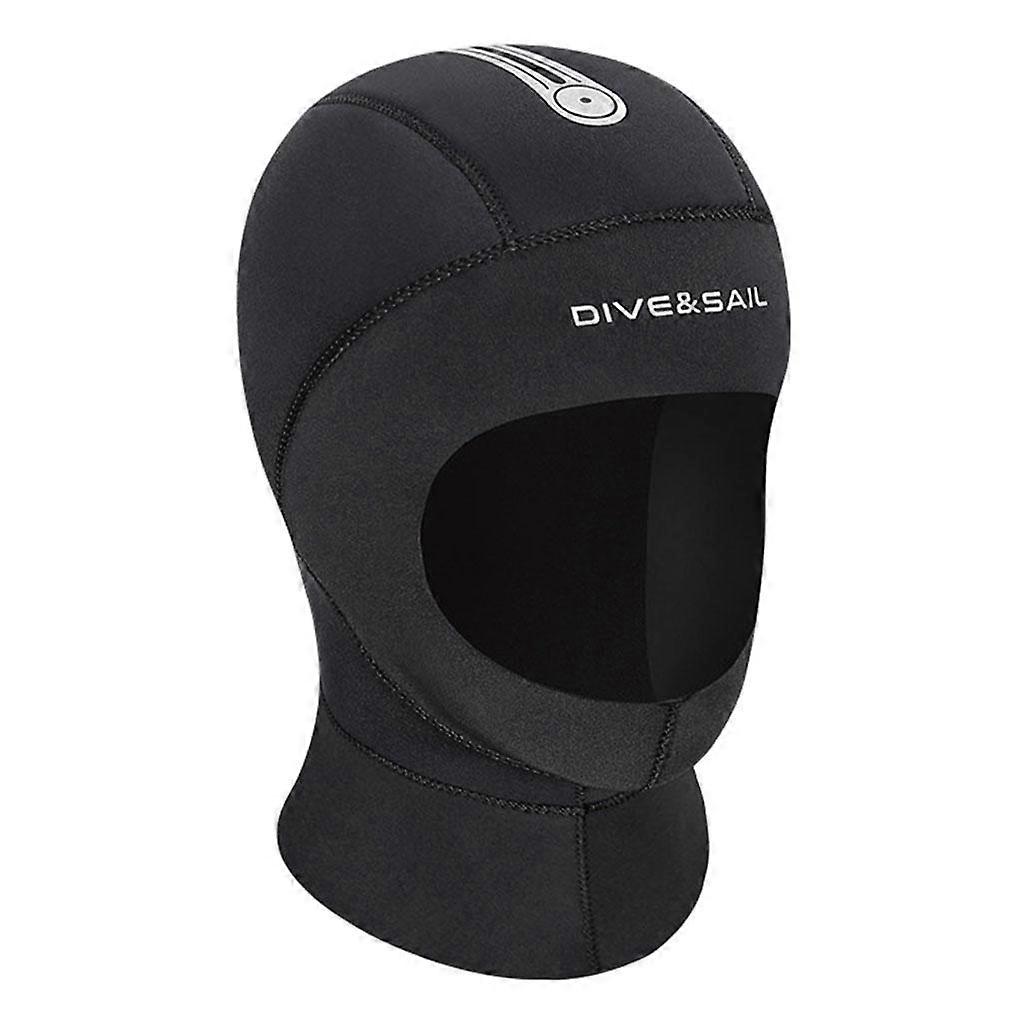 Neoprene Κουκούλα Κατάδυσης Καπέλο Κολύμβησης Λαιμός Ζεστά Θαλάσσια Σπορ Κάλυμμα Κεφαλής L