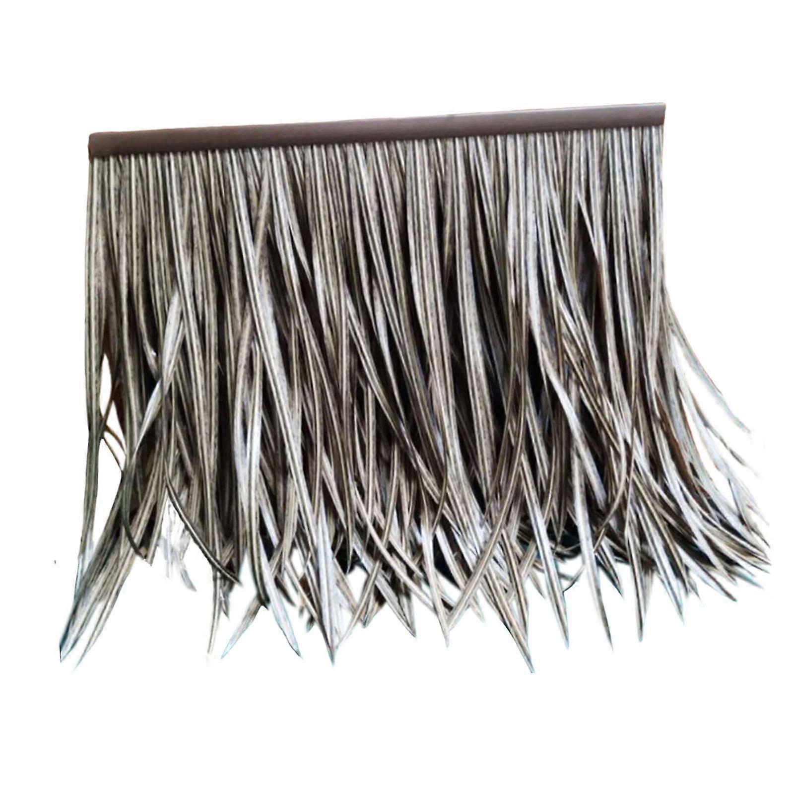 DIY Artificial Grass Thatch Roofing 50x50cm Reusable PETG Synthetic Material Style A