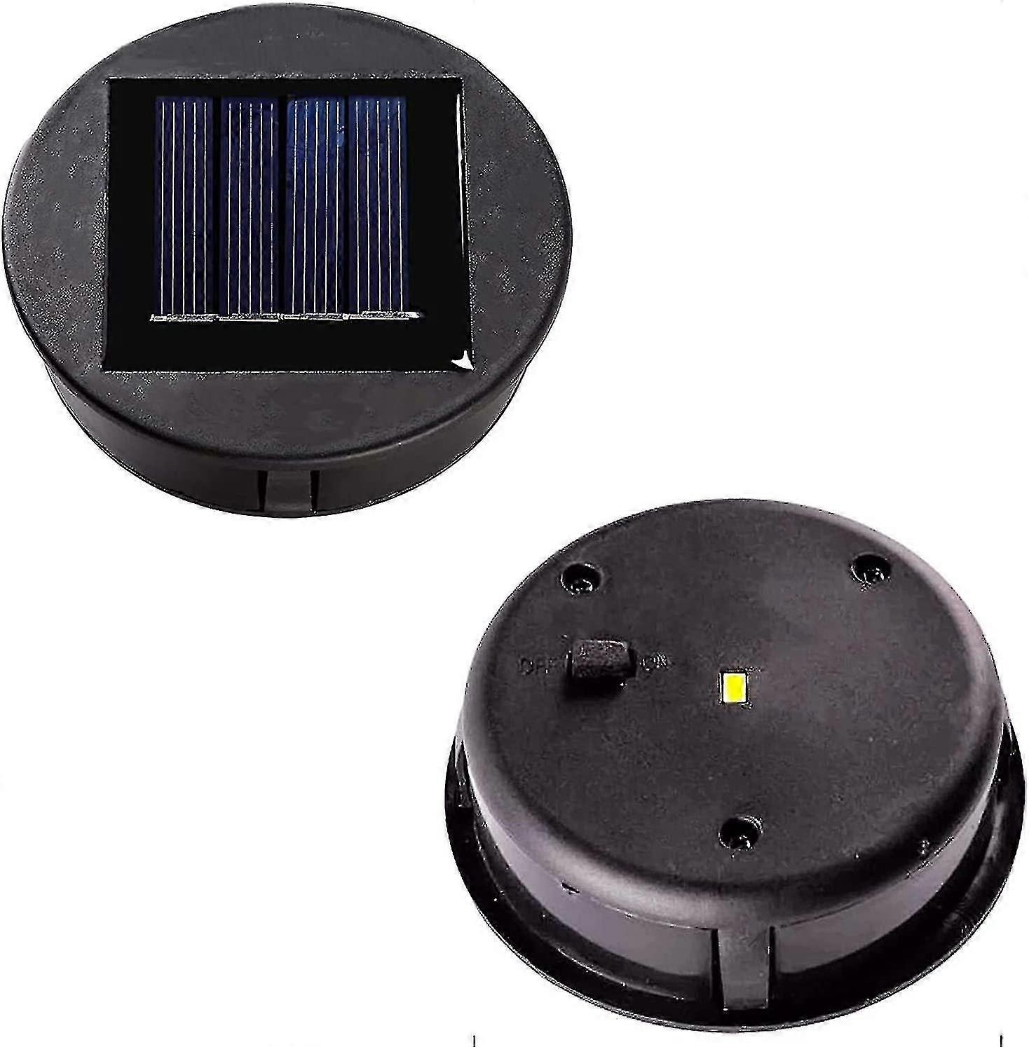 2 Pcs Solar Battery Box, Wrought Iron Lantern Accessories Electronic Accessories