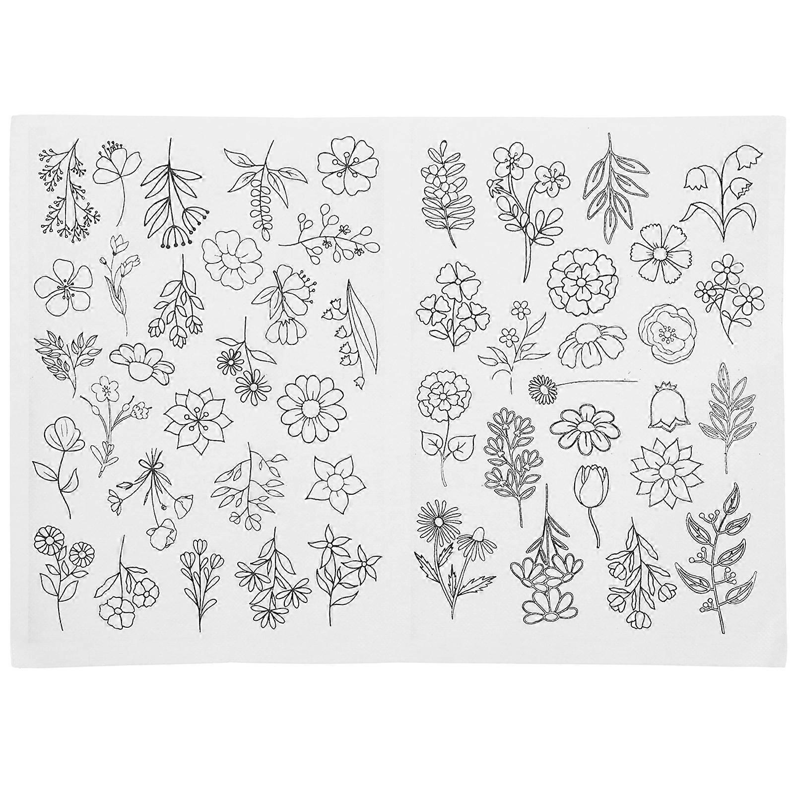 1 Sheet of Tearable Stabilizer for Embroidery Portable Embroidery Paper Embroidery Stabilizer