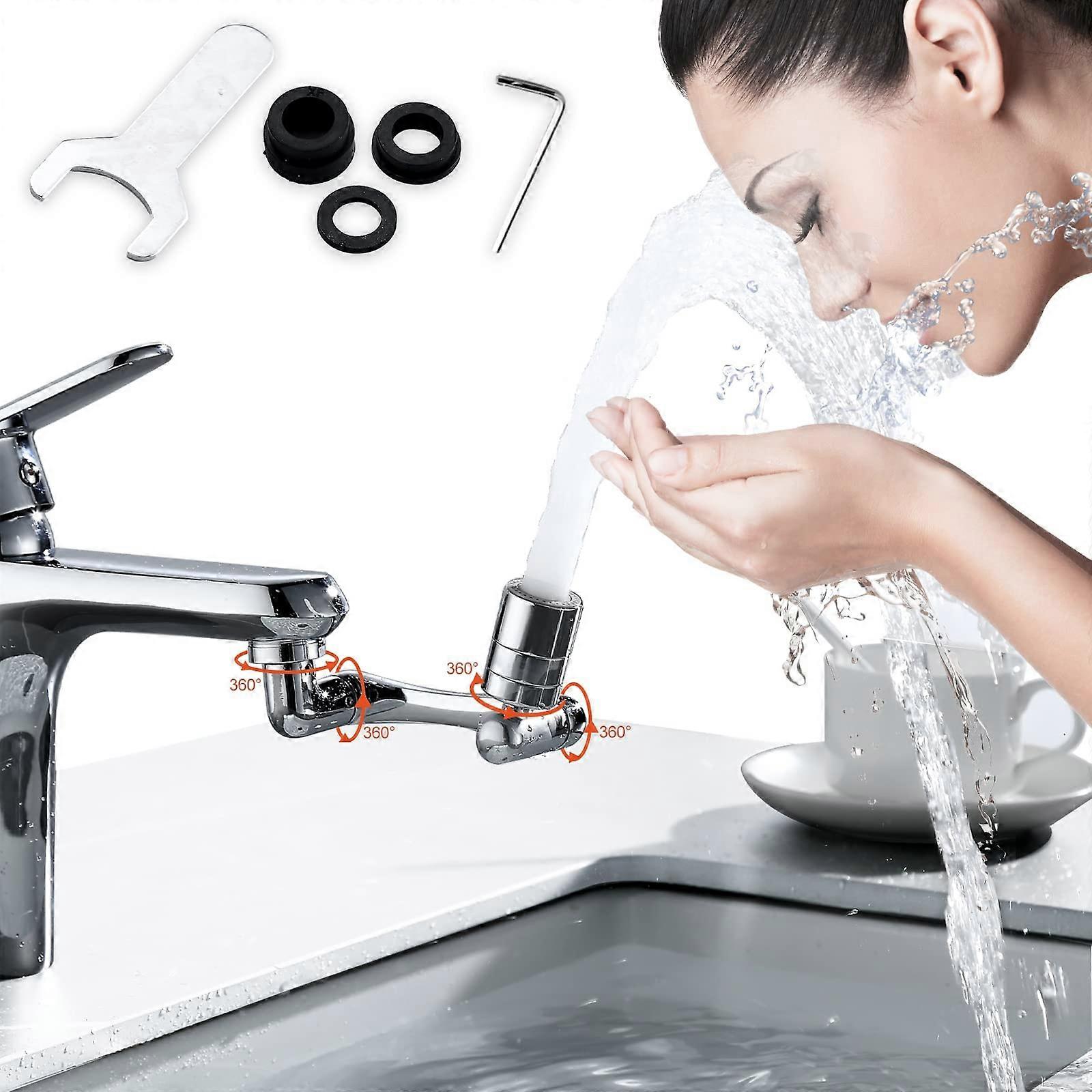 1080 Rotating Faucet Extender Aerator,Universal Splash Filter Faucet