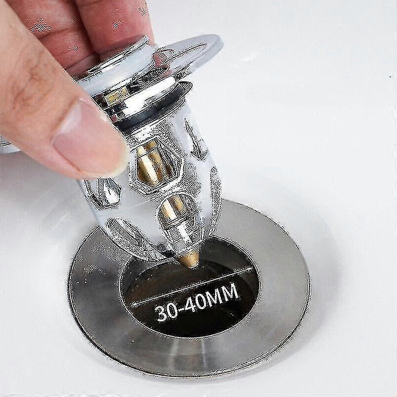 2pcs Bathroom Basin Sink Spares Round Overflow Ring Chrom Hole Cover Insert