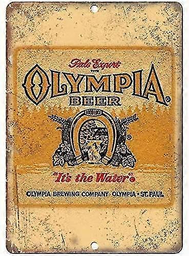 Olympia Beer St. Paul Mn Man Cave Dcor Retro Ad Retro Metal Tin Signs Beer 8x12 polegadas OU 12x16 polegadas