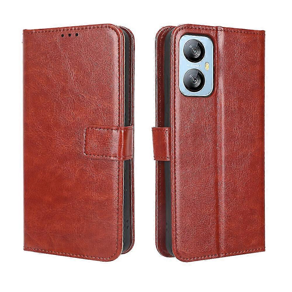 New Compatible With Blackview A52 Case Magnetic Leather Wallet Flip Cover Folio Shockproof Case Compatible With Blackview A52