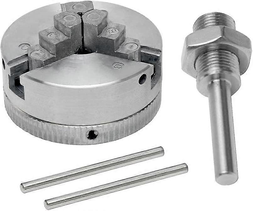 Mini Lathe - Mini Lathe Zinc Alloy Three-jaw Chuck M12*1 Hand Electric Drill Chuck Connecting Rod Power Tool