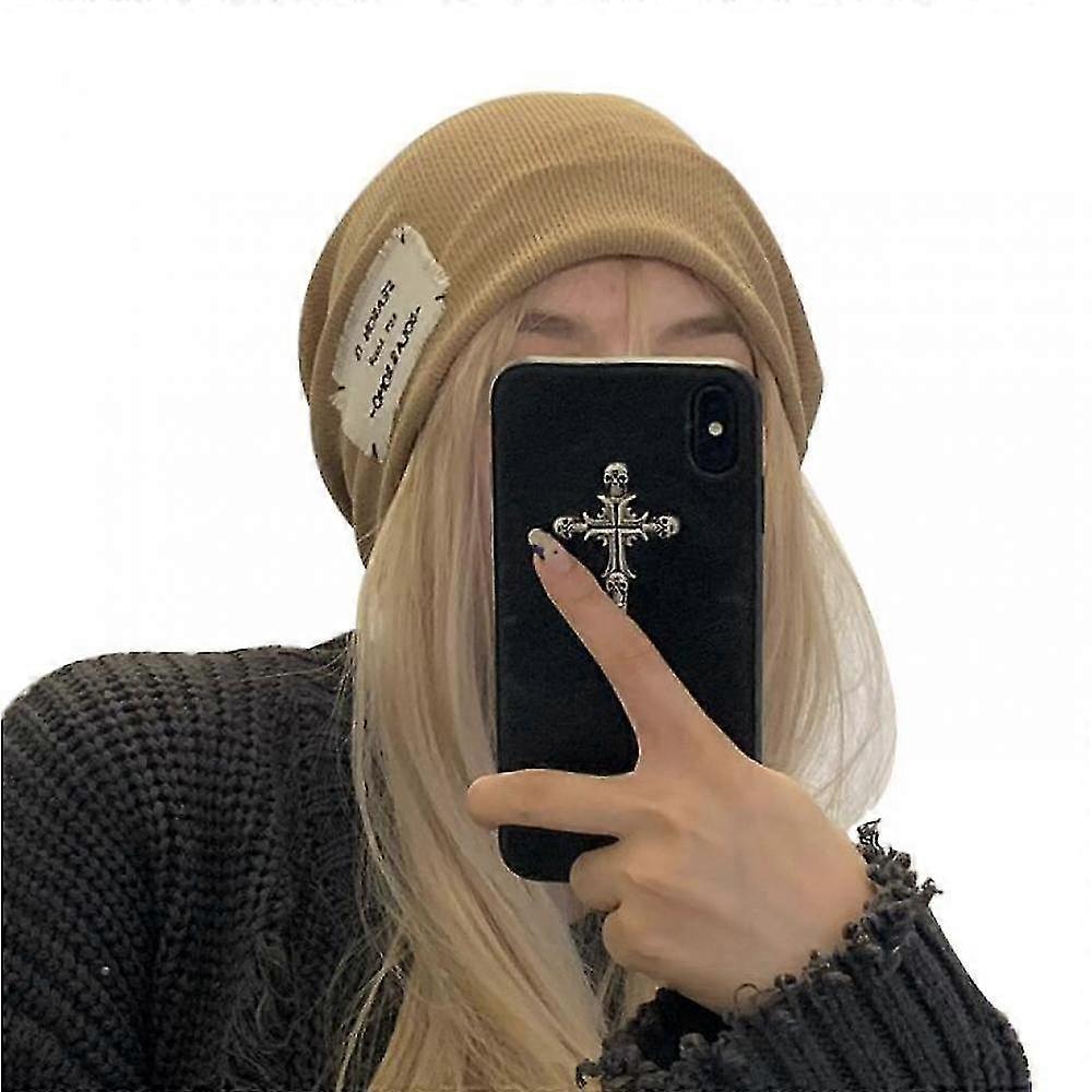 Warm All-match And Windproof Fashion Hedging Knitted Woolen Cap