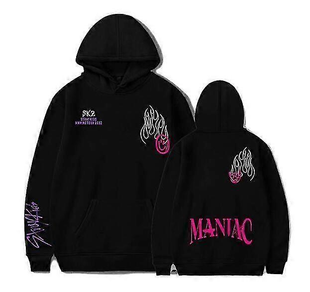 Stray Kids Maniac Lässiger Kapuzenpullover