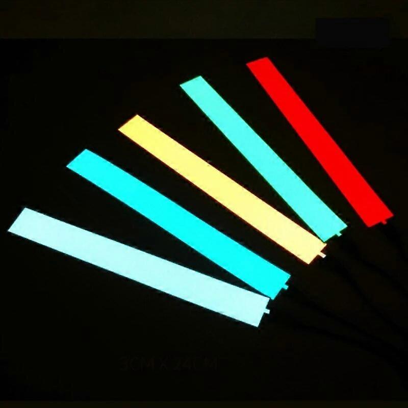 Flexible EL Light Panel Electroluminescent Back Light Strip Lamp  for Home Car Party 30.3x5.3cm