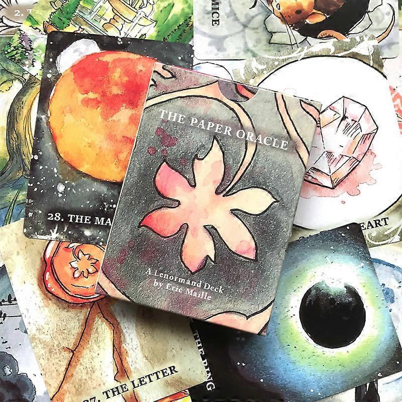 Hot πωλήσεις Το χαρτί lenormand Oracle Tarot Card Μοίρα Μαντεία Προφητεία Κάρτα Οικογενειακό Κόμμα Παιχνίδι Ταρώ Παιχνίδι