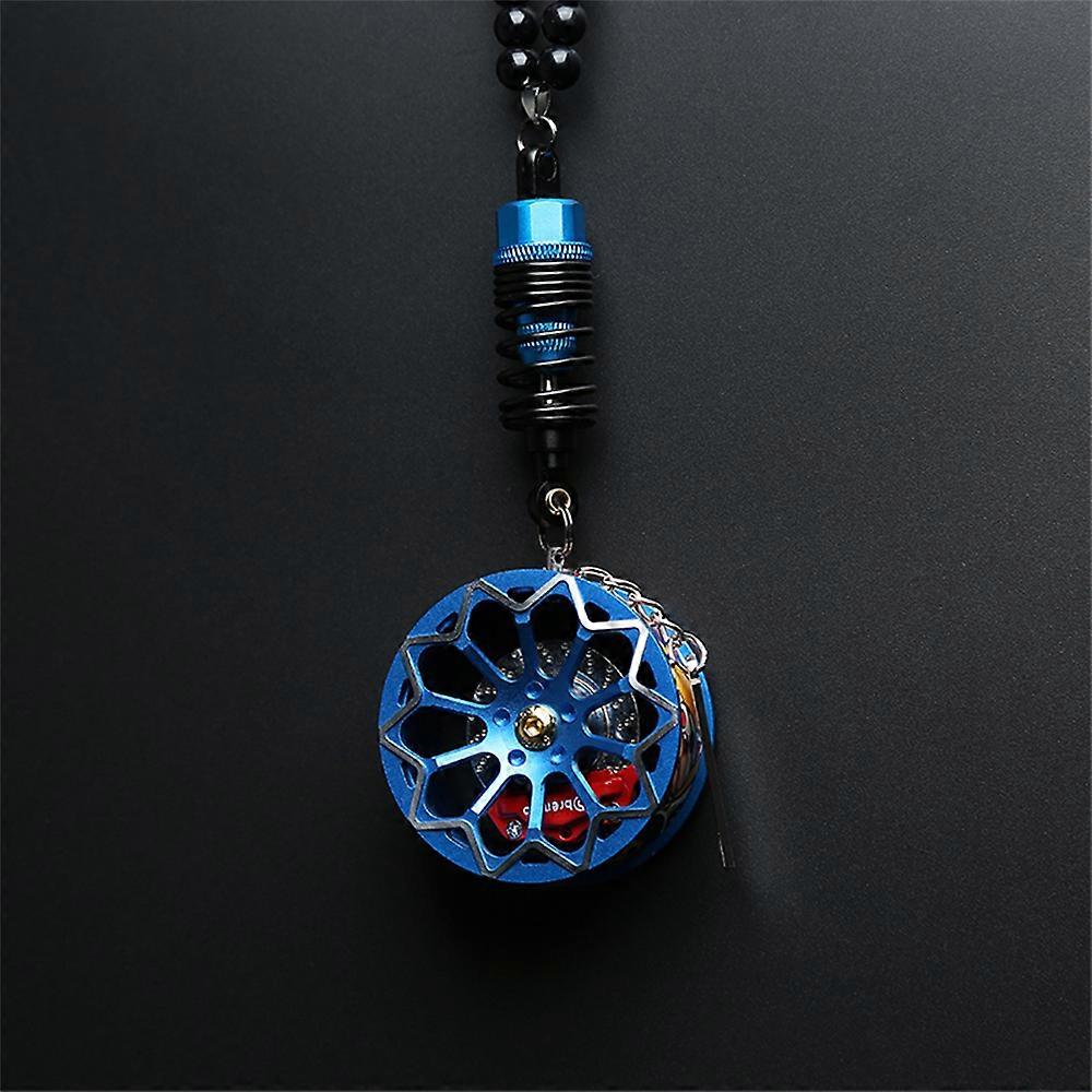 Creative BBS wheel brake shock absorber rearview mirror pendant TE37 wheel modified car high-end pendant pendant hellaflush